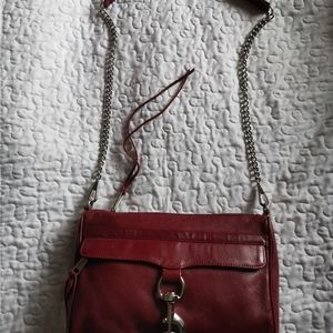 Rebecca Minkoff women's nubuck mini Mac cross body